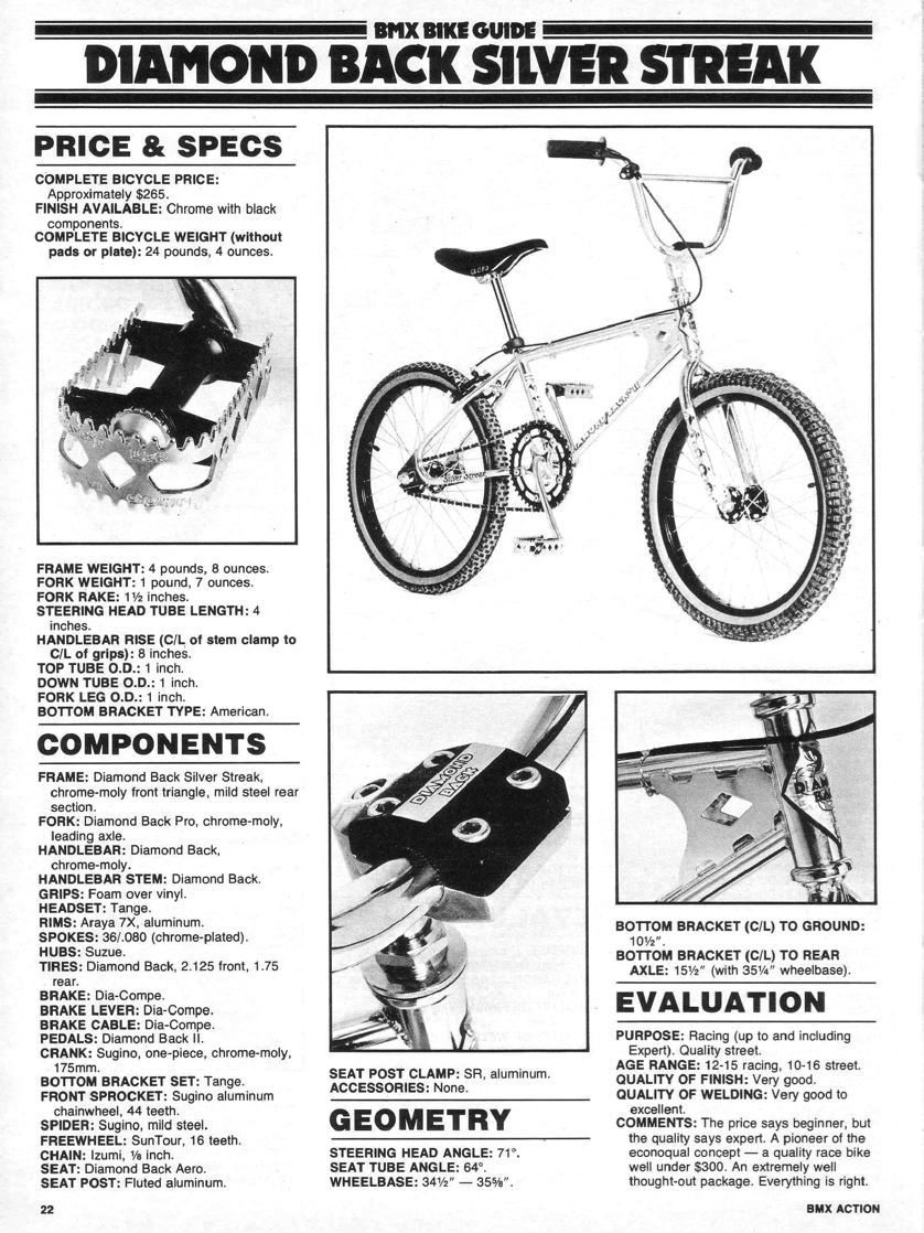 1983 diamondback shop silver streak